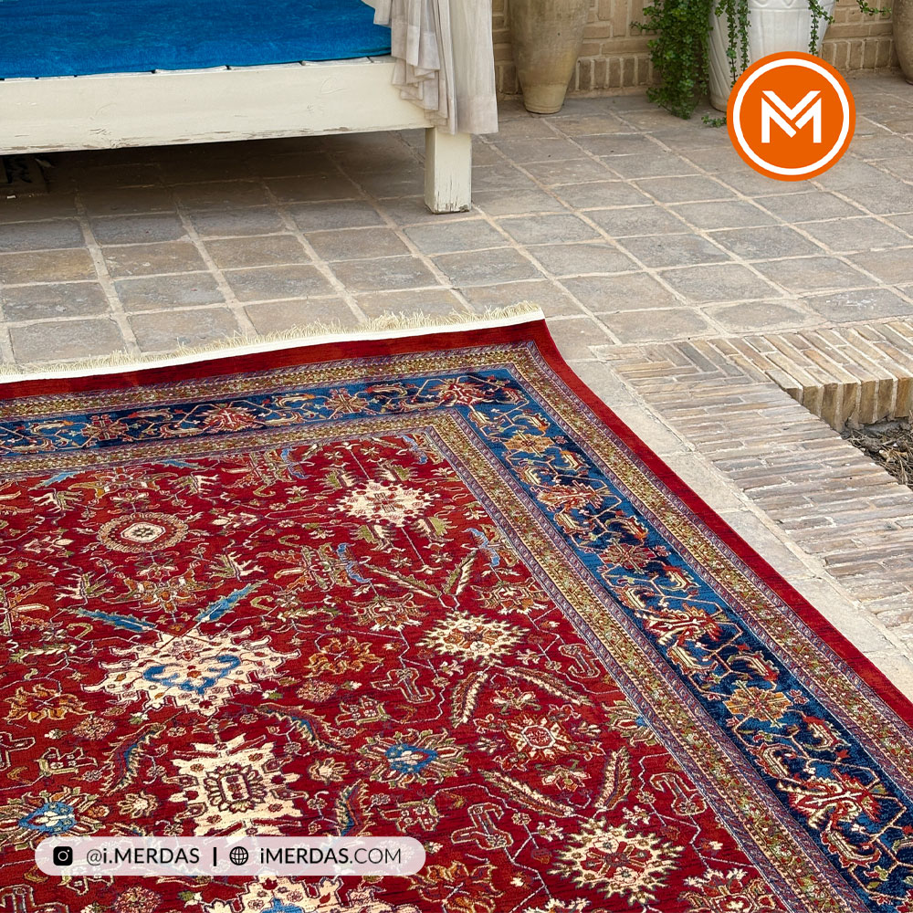 فرش گبه کد 123 قشقایی زمینه روناسی